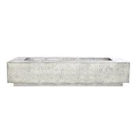 Thumbnail for Prism Hardscapes - Tavola Series 6 Rectangular Concrete Fire Pit Table - Fire Pit Stock