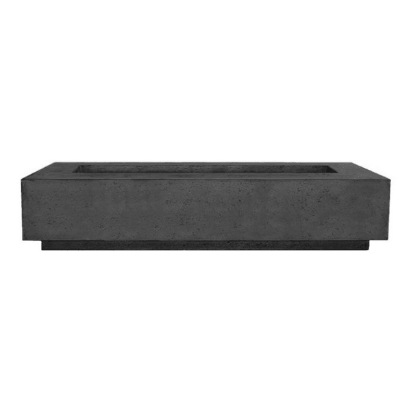 Prism Hardscapes - Tavola Series 72 Narrow Rectangular Concrete Fire Pit Table - Fire Pit Stock