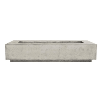 Thumbnail for Prism Hardscapes - Tavola Series 72 Narrow Rectangular Concrete Fire Pit Table - Fire Pit Stock