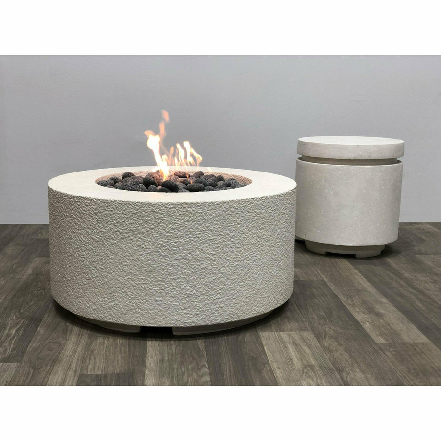 Prism Hardscapes - Tuscany Cilindro Round Concrete Fire Bowl - Fire Pit Stock
