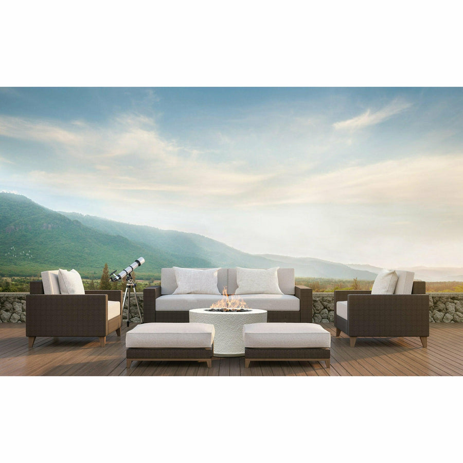 Prism Hardscapes - Tuscany Cilindro Round Concrete Fire Bowl - Fire Pit Stock