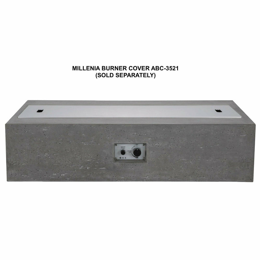 PyroMania Fire - Aluminum Burner Cover for Millenia - Fire Pit Stock