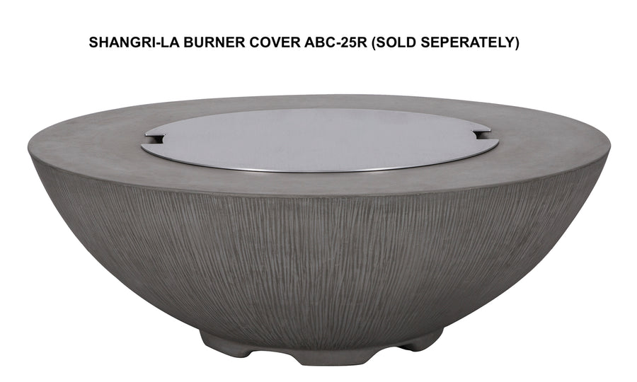 PyroMania Fire - Shangri-La Round Concrete Fire Pit Bowl - Fire Pit Stock