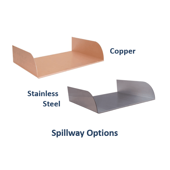 Slick Rock Concrete - Cascade Square Concrete Fire & Water Bowl - Fire Pit Stock