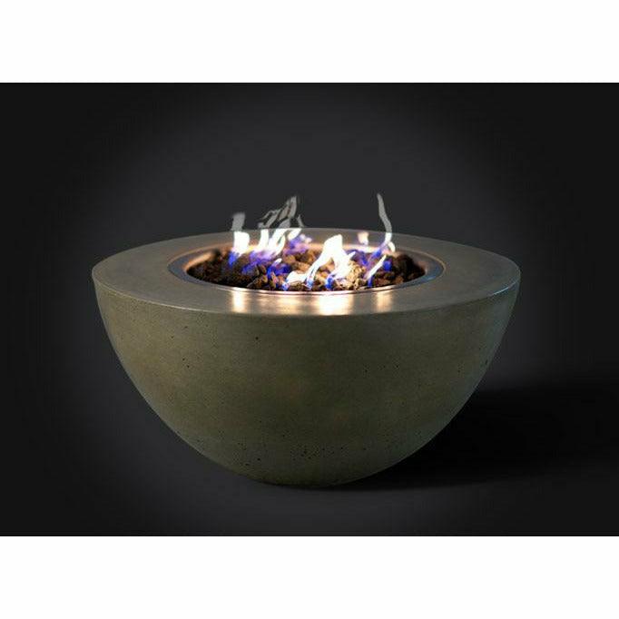 Slick Rock Concrete Oasis 34" Round Concrete Fire Pit Bowl KOF34 - Fire Pit Stock