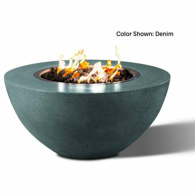 Slick Rock Concrete Oasis 34" Round Concrete Fire Pit Bowl KOF34 - Fire Pit Stock