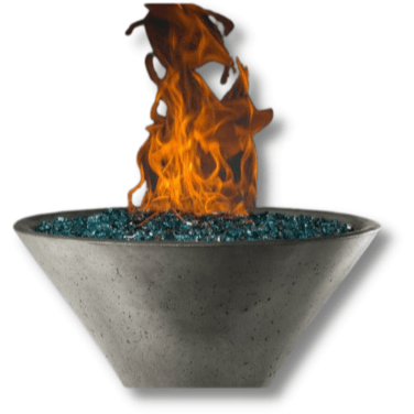 Slick Rock Concrete - Ridgeline Conical Fire Bowl - Fire Pit Stock