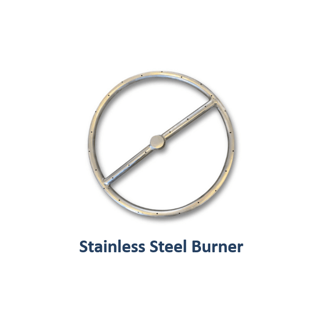 Slick Rock Concrete - Ridgeline Square Concrete Fire Bowl - Fire Pit Stock