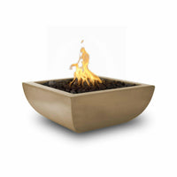 Thumbnail for The Outdoor Plus - Avalon Square Concrete Fire Pit Bowl OPT-AVLFO - Fire Pit Stock