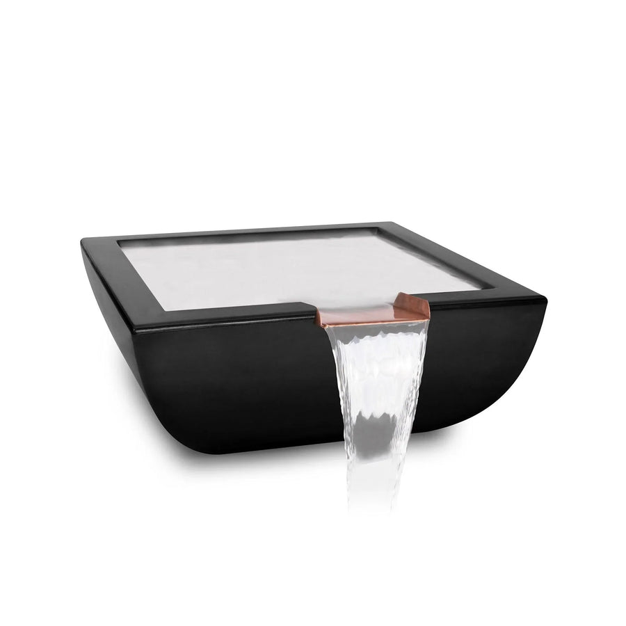 The Outdoor Plus - Avalon Square Concrete Water Bowl OPT-AVLWO - Fire Pit Stock