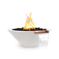 Thumbnail for The Outdoor Plus - Cazo Round Concrete Fire & Water Bowl OPT-RFW - Fire Pit Stock
