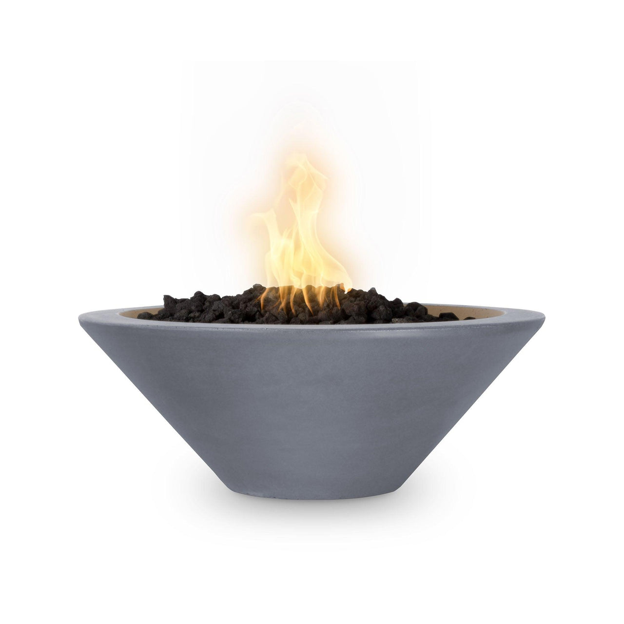 The Outdoor Plus - Cazo Round Concrete Fire Bowl OPT-RFO - Fire Pit Stock