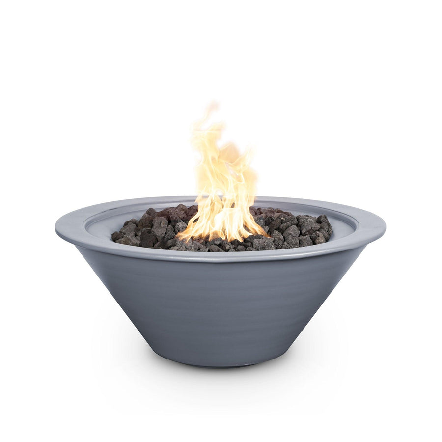 The Outdoor Plus - Cazo Round Powder Coat Finish Fire Bowl - Fire Pit Stock