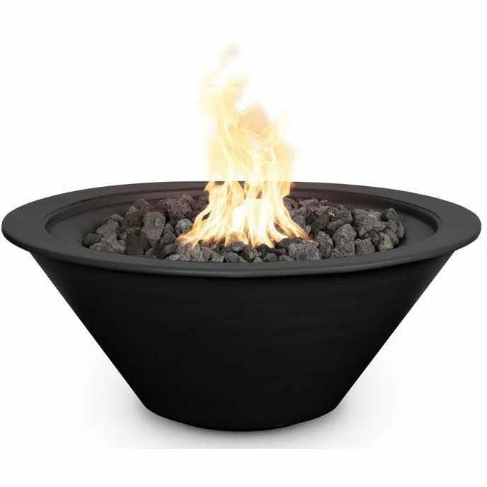 The Outdoor Plus - Cazo Round Powder Coat Finish Fire Bowl - Fire Pit Stock
