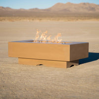 Thumbnail for The Outdoor Plus - Del Mar Collection Rectangular Concrete Fire Pit Table OPT-DEL - Fire Pit Stock