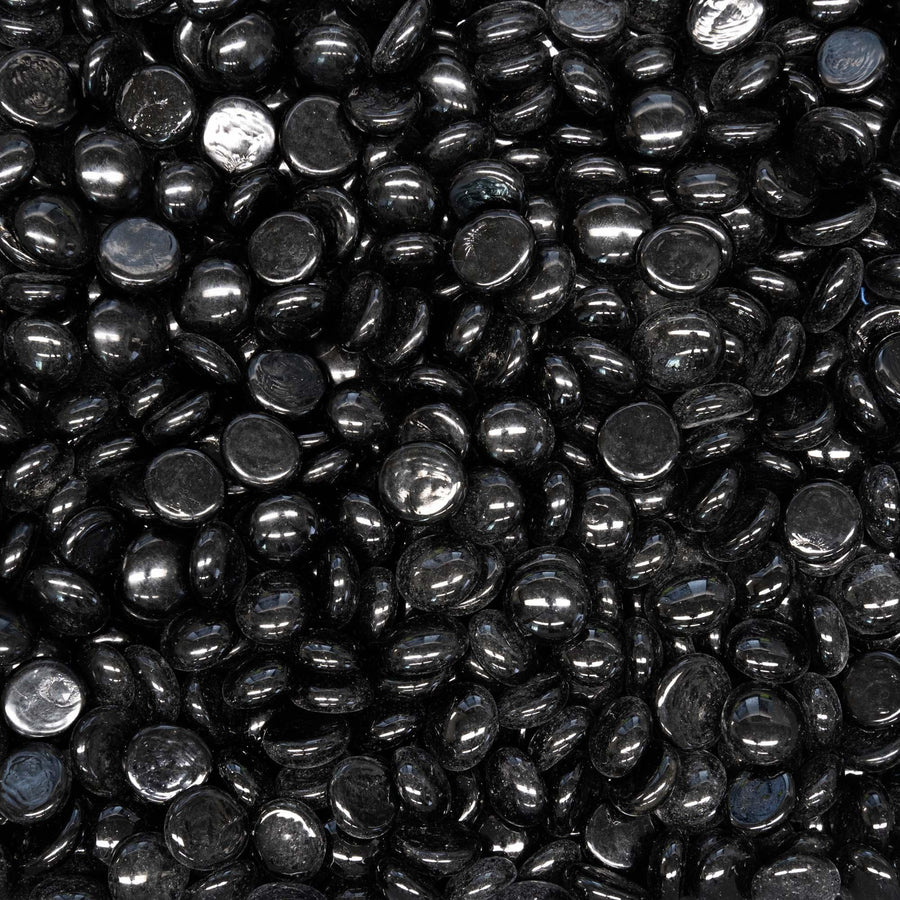 The Outdoor Plus - Fire Media Glass, Pebbles, Polished Lava, Reflective, and Lava Chunks - Fire Pit Stock