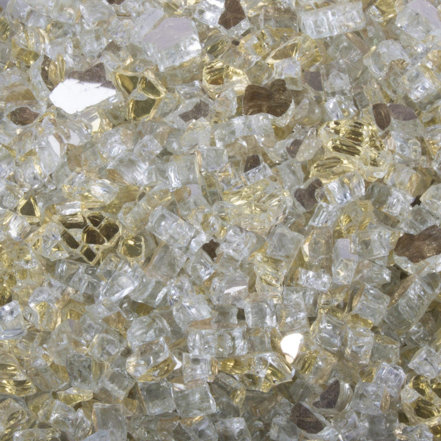 The Outdoor Plus - Fire Media Glass, Pebbles, Polished Lava, Reflective, and Lava Chunks - Fire Pit Stock