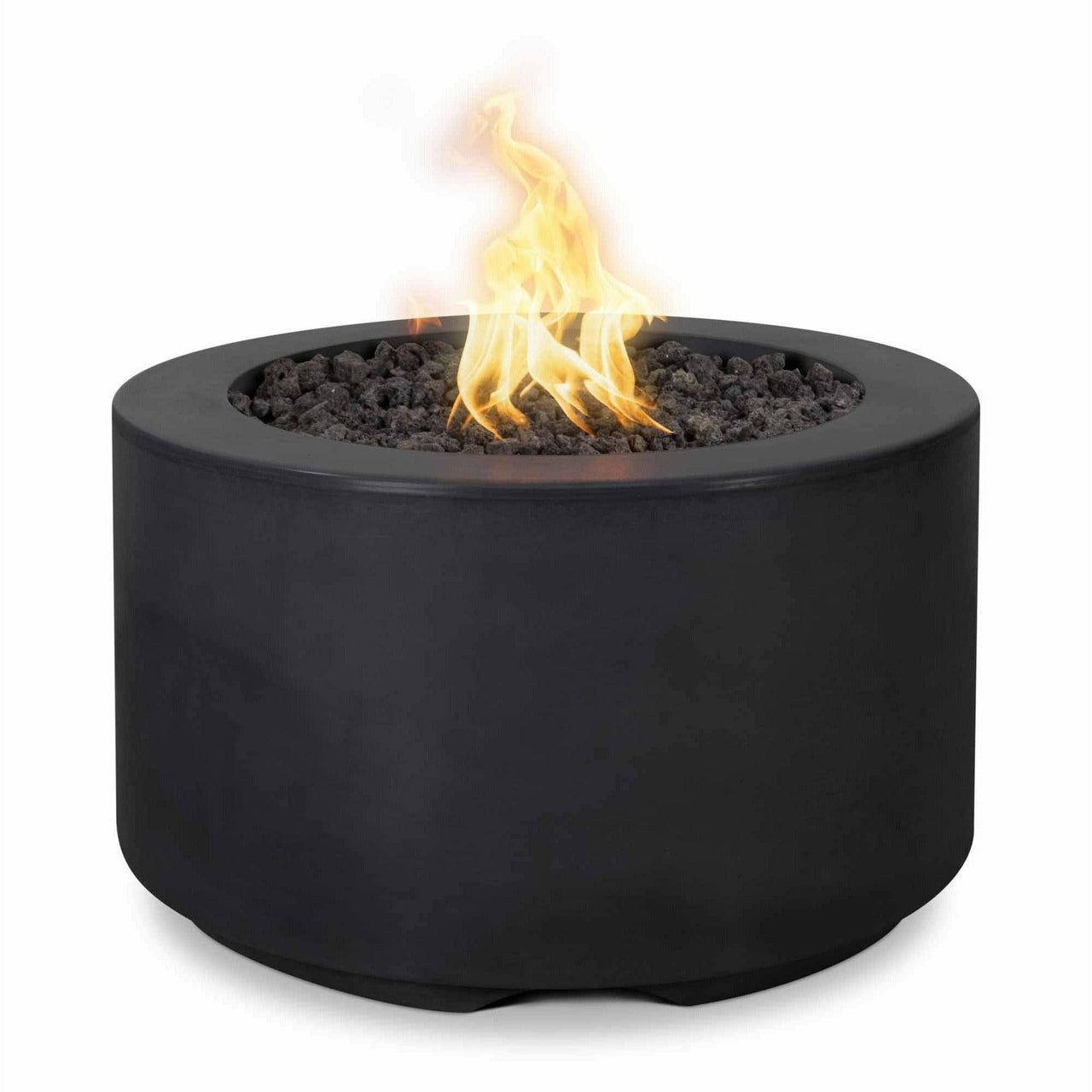 The Outdoor Plus - Florence 32" Round Concrete Fire Pit OPT-FL3218 - Fire Pit Stock