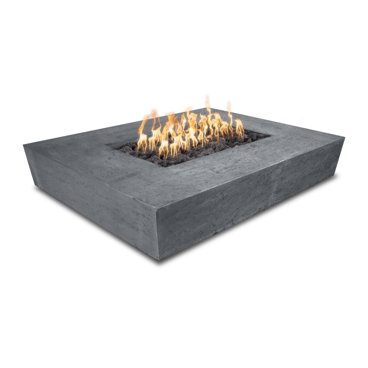 The Outdoor Plus - Heiko Rectangular Fire Pit OPT-5844 - Fire Pit Stock
