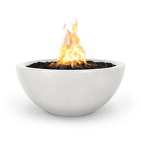 Thumbnail for The Outdoor Plus - Luna Round Concrete Fire Bowl OPT-LUNFO - Fire Pit Stock