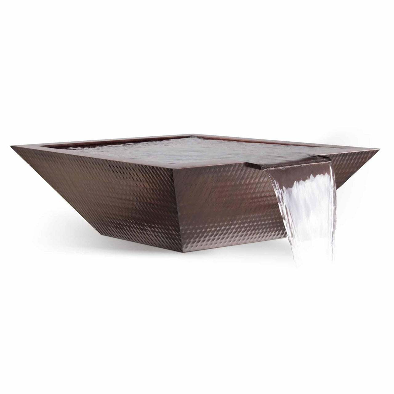 The Outdoor Plus - Maya Hammered Copper Water Bowl OPT-SCW - Fire Pit Stock