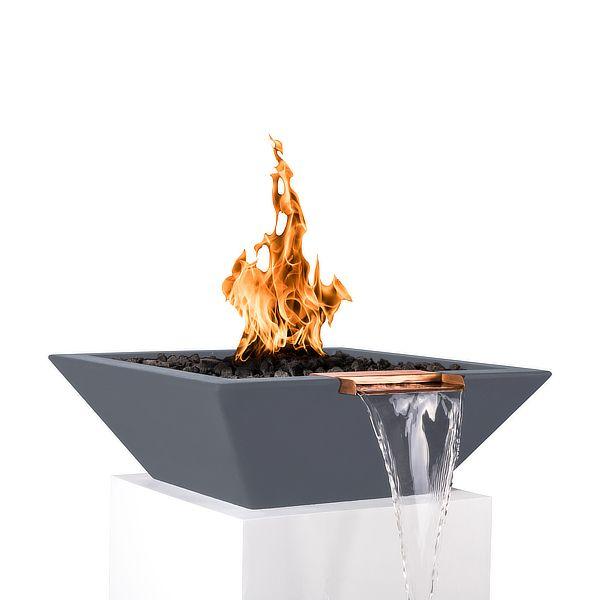 The Outdoor Plus - Maya Powder Coat Fire & Water Bowl - Fire Pit Stock